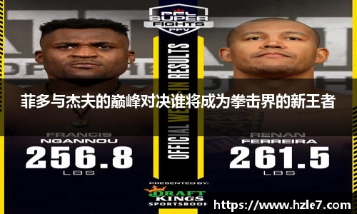 菲多与杰夫的巅峰对决谁将成为拳击界的新王者